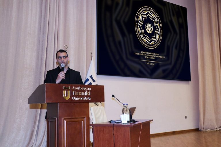 The next master class was held for the students of Azerbaijan Technical University