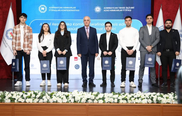 Seven AzTU Students Awarded Named Scholarship by the Azerbaijan Education Workers Free Trade Union Republican Committee