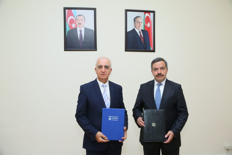 Collaboration Agreement Signed Between AzTU and Malatya Turgut Özal University