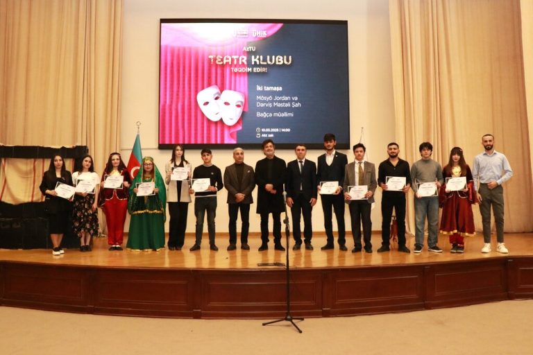 Two performances were held at AzTU on the occasion of National Theatre Day