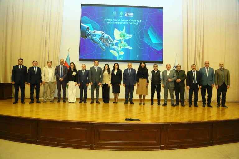 A workshop was held at AzTU within the framework of the “Application of Artificial Intelligence in Precision Agriculture” project