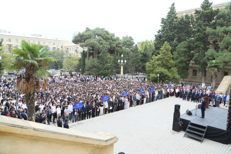 Today, Azerbaijan Technical University (AzTU) held a Knowledge Day event.