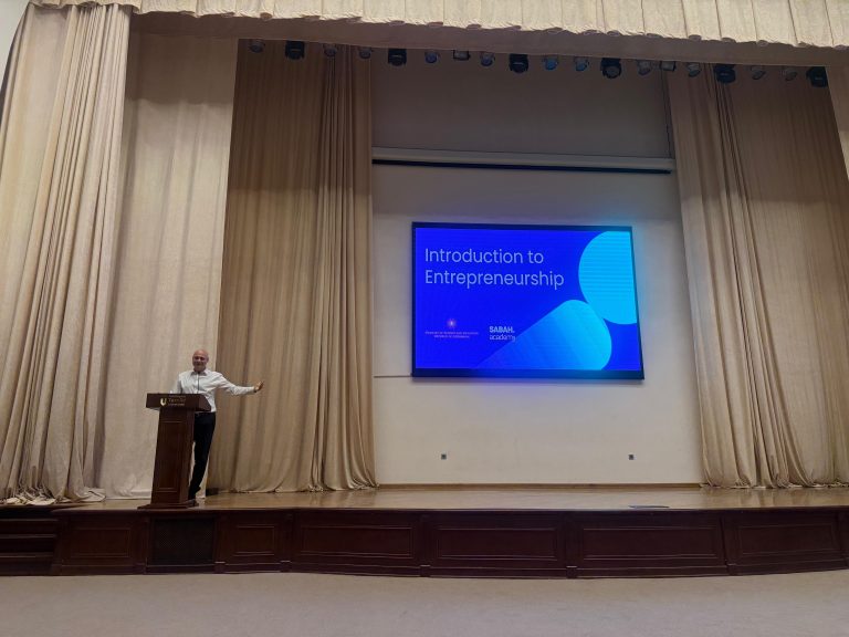 Awareness Session on “Fundamentals of Entrepreneurship and Introduction to Business” Held for AzTU Students