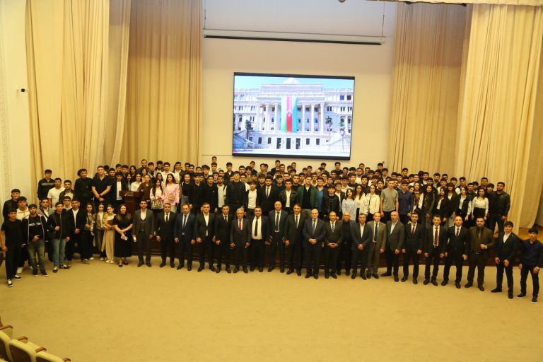 Meeting Held with First-Year Students of the Faculty of Transport and Logistics