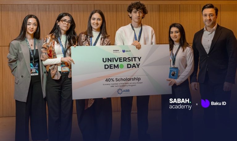 AzTU Team’s Startup Awarded 3rd Place at “University Demo Day”