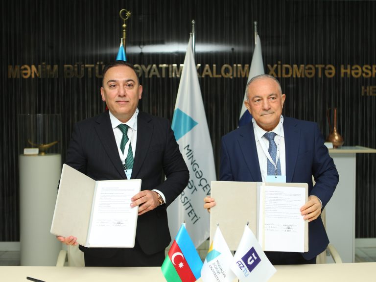 Strategic memorandum on the joint establishment and use of the Electric Power Research Cluster signed between AzTU and MDU