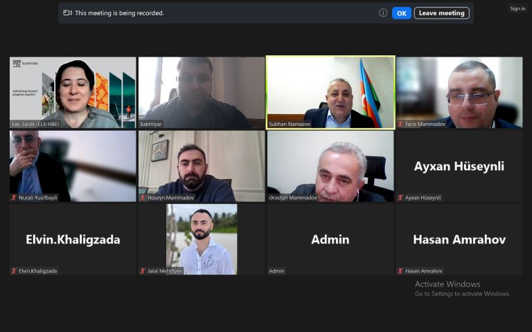 AzTU Begins Using the SciVal Analytical Platform