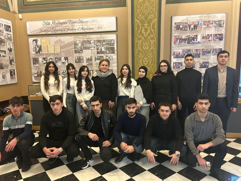 AzTU Students Visit the National Museum of History of Azerbaijan