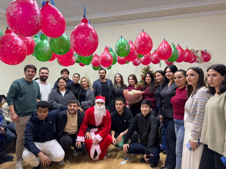 AzTU’s International Students Met with Children Deprived of Parental Care on the Occasion of the New Year