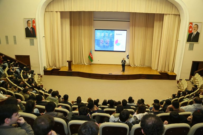 An Info Session on Bilkent University Held at AzTU
