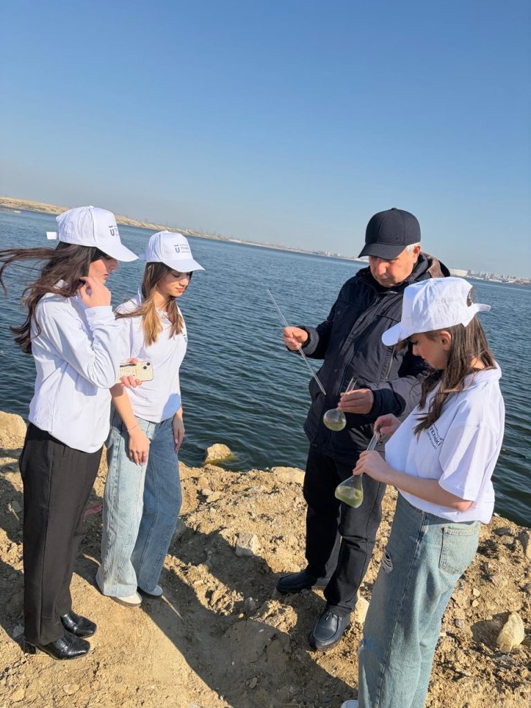 AzTU Students Conduct Field Research in the Caspian Sea