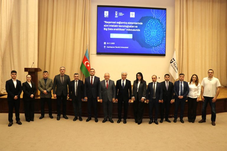 An info session on “Artificial intelligence technologies and Big Data analytics in digital health systems” was held at AzTU