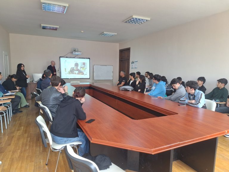 An information session on online learning of the German language was organized