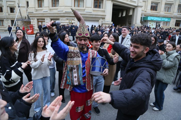 An event titled “Spring Comes to Our Homeland” was held at AzTU