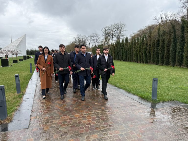 AzTU students visited the Guba Genocide Memorial Complex.