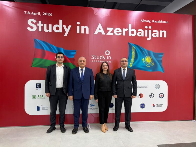AzTU is represented at the “Study in Azerbaijan” education exhibition in Kazakhstan