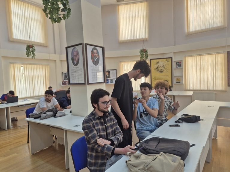 An event in the format of “TED Talks” was held for students