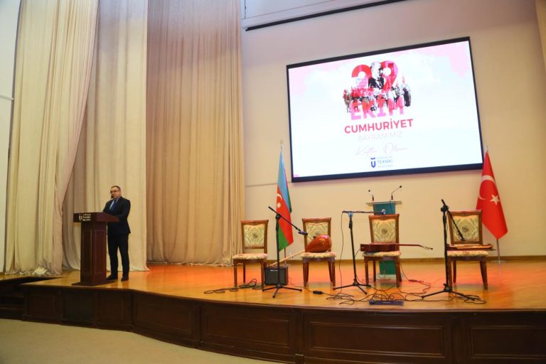 Turkish Republic Day celebrated at AzTU